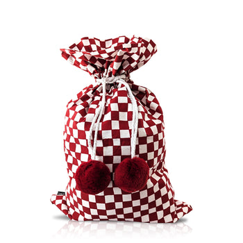 Red Checkered Swag Sack | Pre-order - shipping in early November