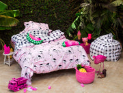 flamingo pink bedding set 2