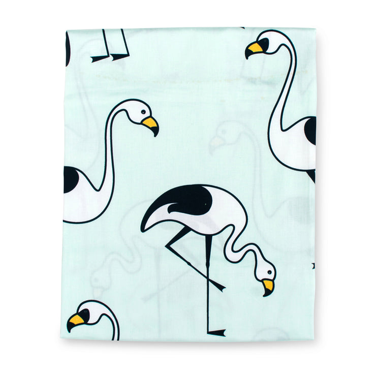 Flamingo Mint Flat Sheet