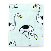 Flamingo Mint Fitted Sheet (Single, King Single and Queen sizes left)