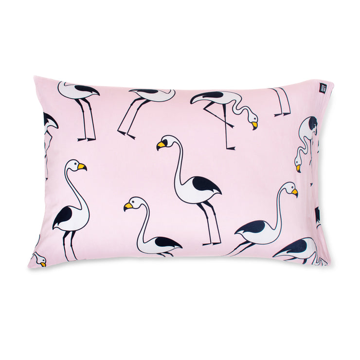 Flamingo Pink Pillowcase