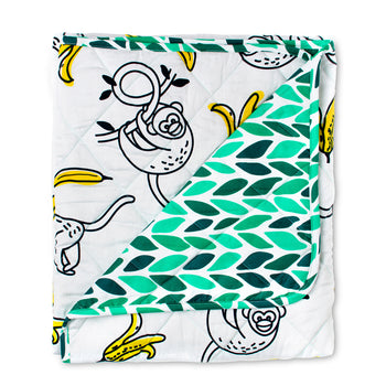 Monkey Business Cot Quilted Cover/Playmat